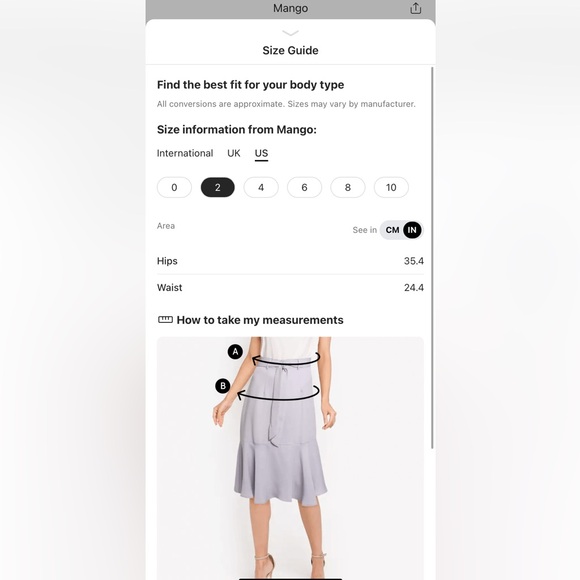 MANGO Mini Floral Skirt Size XS Front Slit Lined Blue Red White MNG - Picture 14 of 14